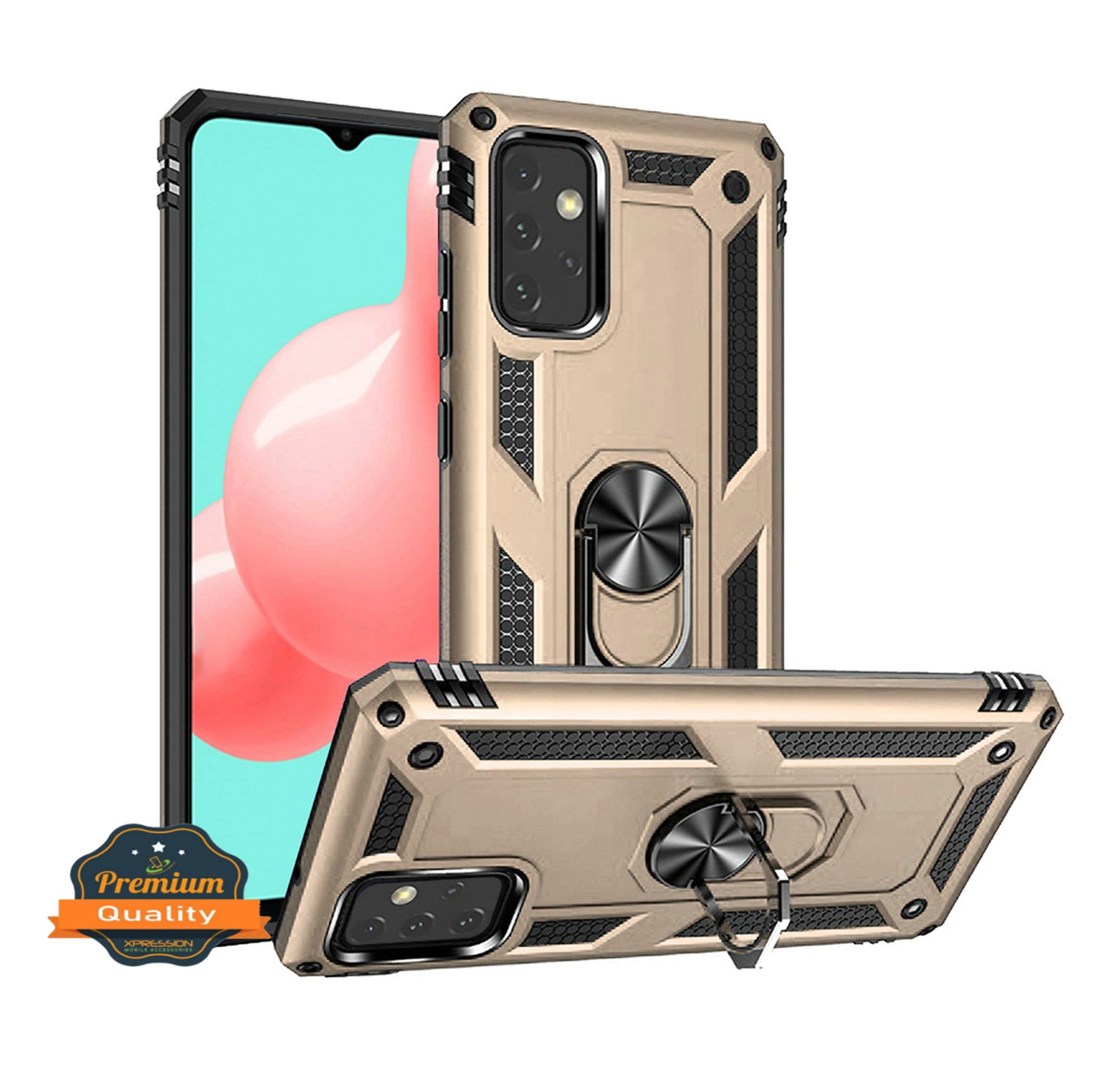 For Apple iPhone SE 3 (2022) SE/8/7 Hybrid Armor 2in1 Ring Stand Hard Case Cover - Picture 32 of 78