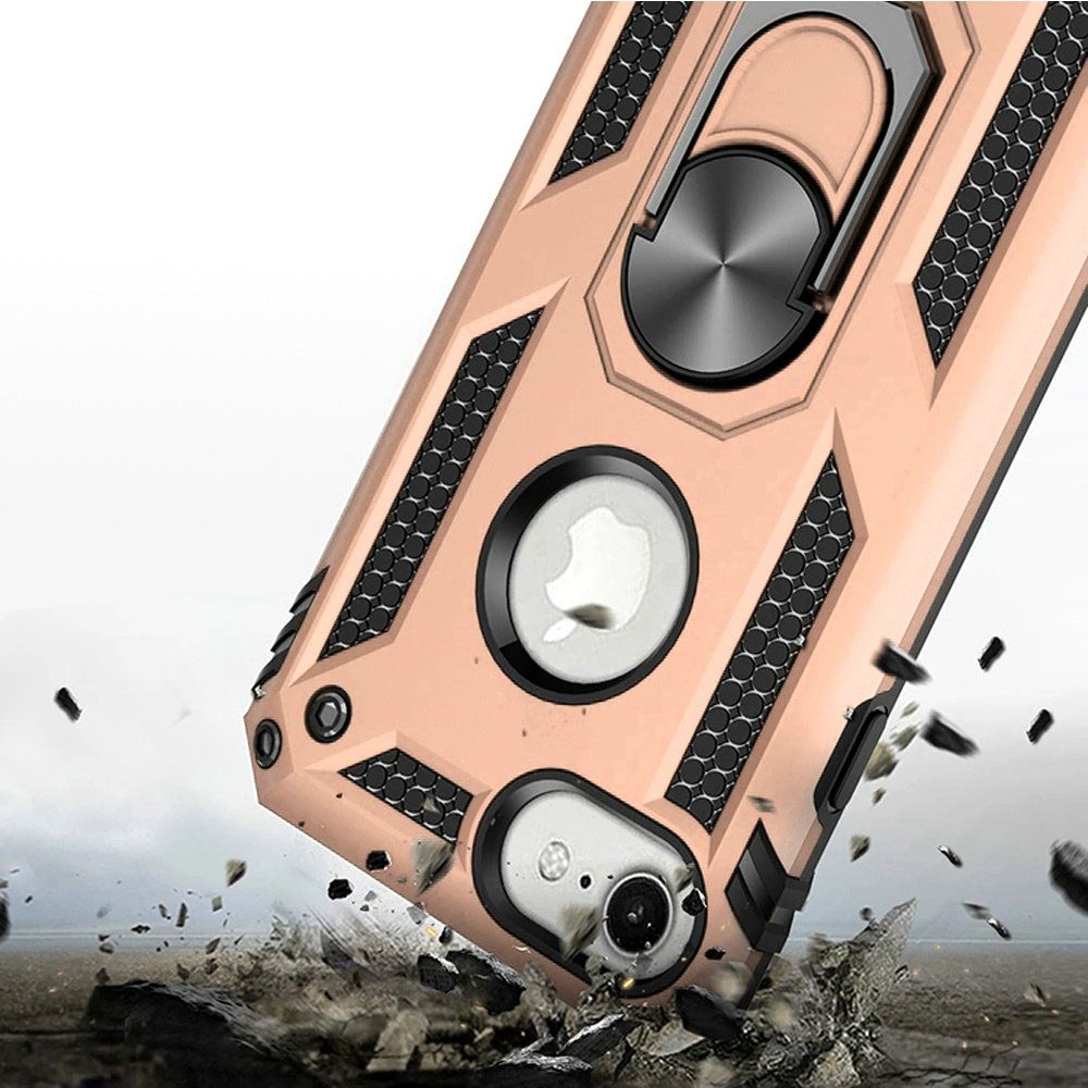 For Apple iPhone SE 3 (2022) SE/8/7 Hybrid Armor 2in1 Ring Stand Hard Case Cover - Picture 29 of 78