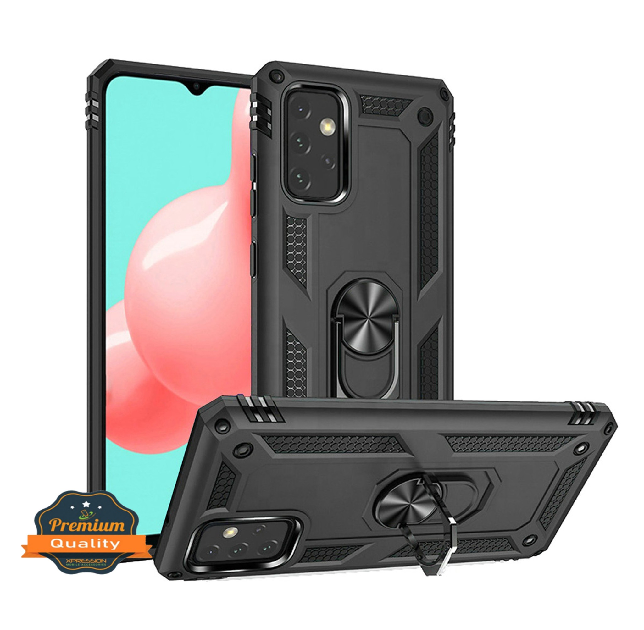 For Apple iPhone SE 3 (2022) SE/8/7 Hybrid Armor 2in1 Ring Stand Hard Case Cover - Picture 40 of 78