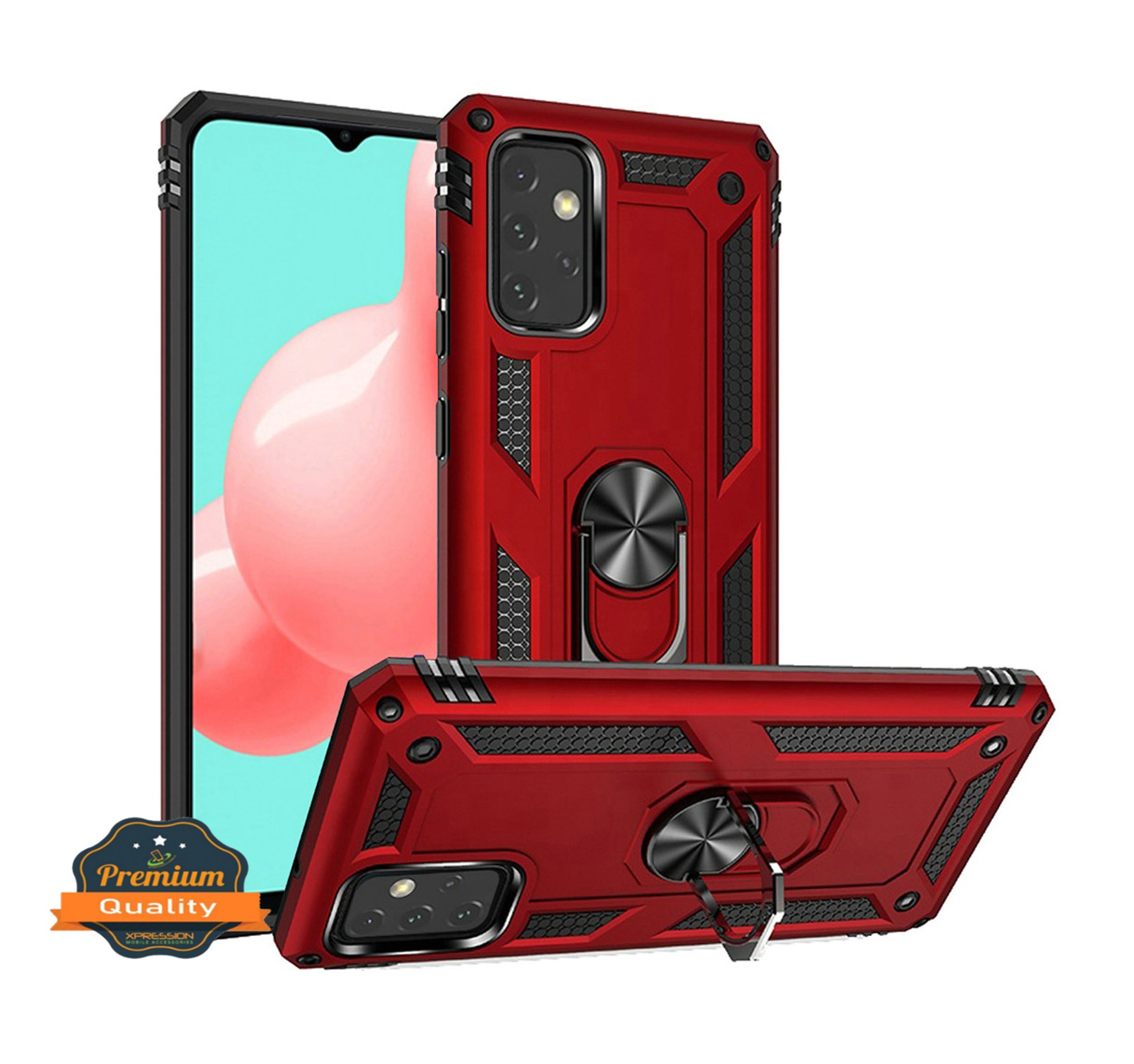 For Apple iPhone SE 3 (2022) SE/8/7 Hybrid Armor 2in1 Ring Stand Hard Case Cover - Picture 56 of 78