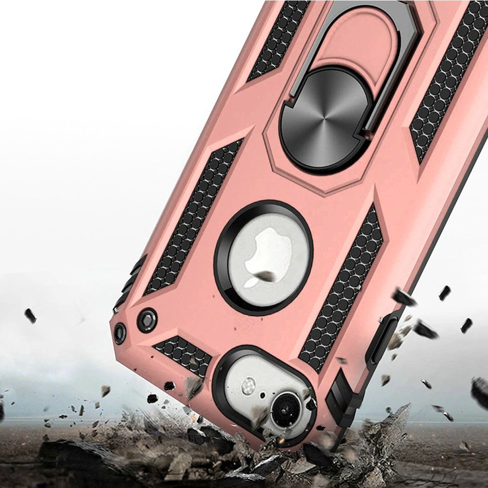 For Apple iPhone SE 3 (2022) SE/8/7 Hybrid Armor 2in1 Ring Stand Hard Case Cover - Picture 61 of 78