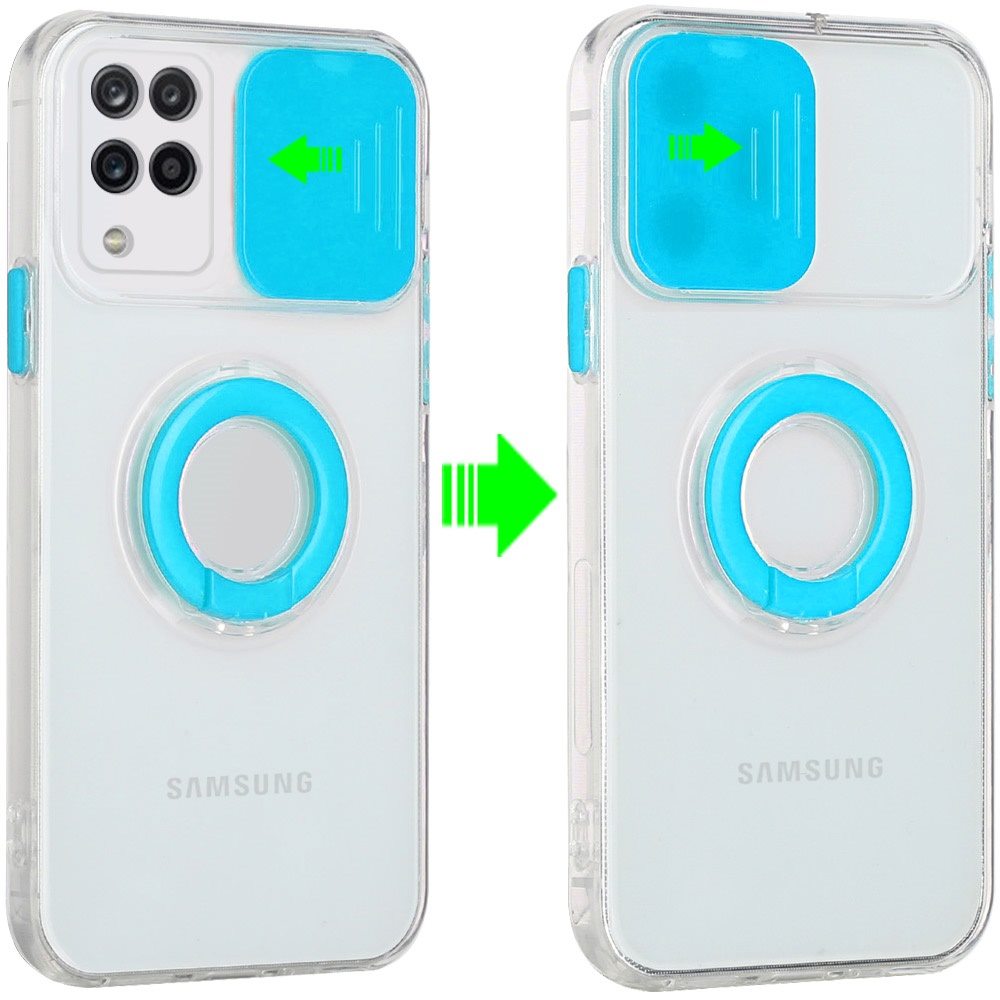 Funda híbrida de poliuretano termoplástico para Apple iPhone XR con cámara deslizante ventana y soporte anillo - Imagen 46 de 48
