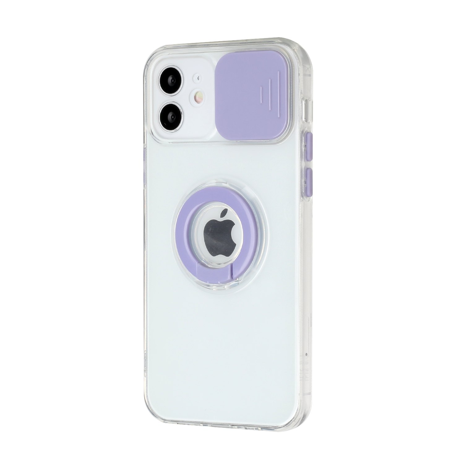 Funda híbrida de poliuretano termoplástico para Apple iPhone XR con cámara deslizante ventana y soporte anillo - Imagen 28 de 48