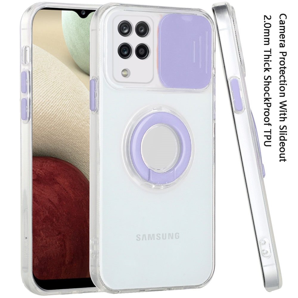 Funda híbrida de poliuretano termoplástico para Apple iPhone XR con cámara deslizante ventana y soporte anillo - Imagen 32 de 48