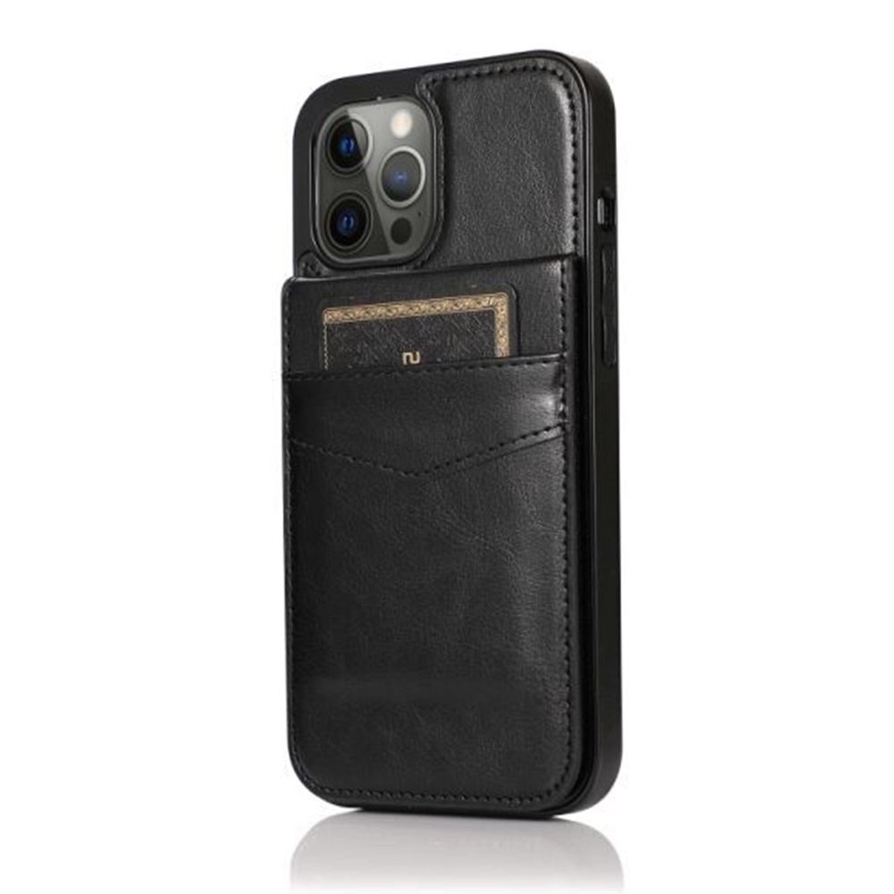 Funda billetera con soporte vertical de cuero con soporte para tarjetas de crédito para Apple iPhone XR - Imagen 18 de 66