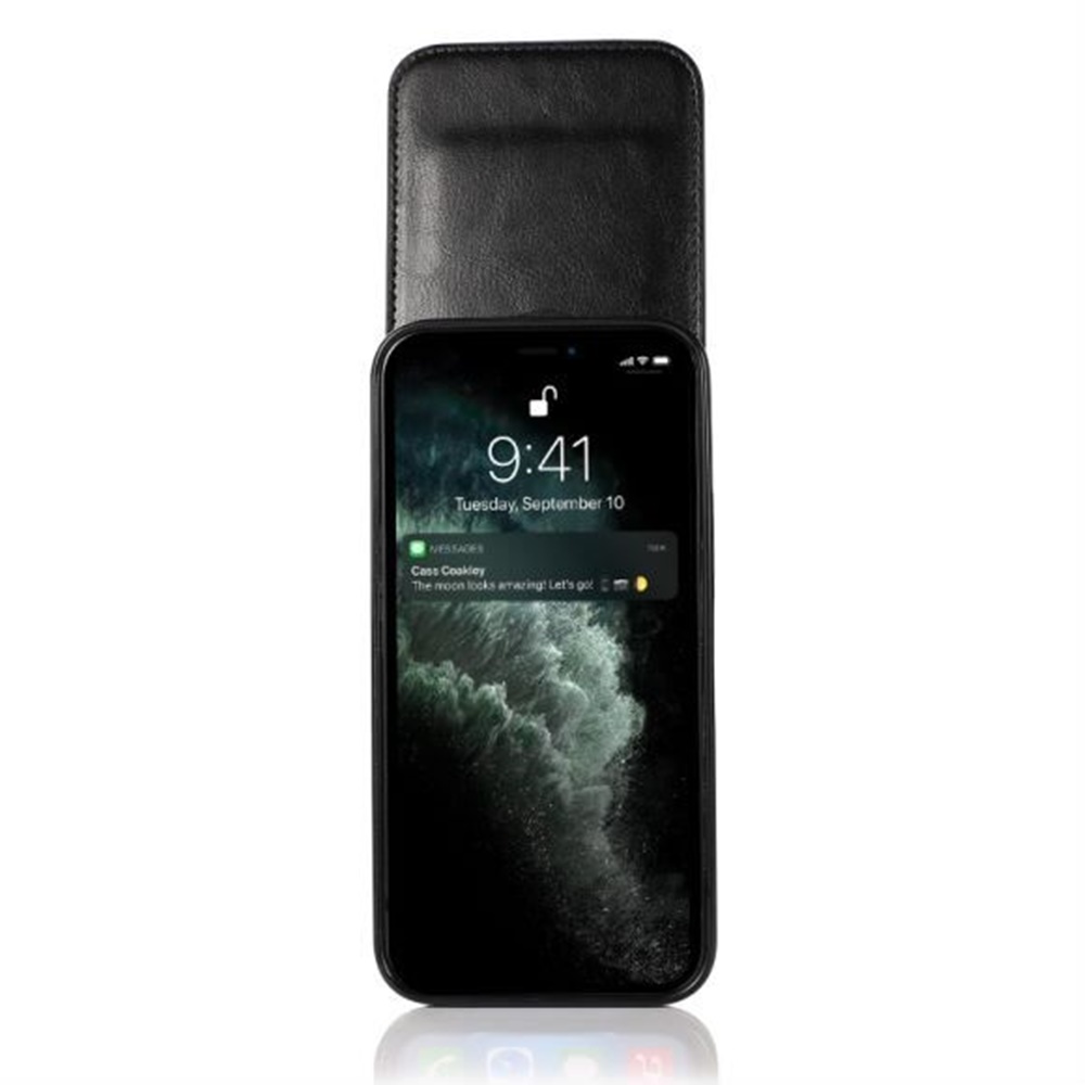Funda billetera con soporte vertical de cuero con soporte para tarjetas de crédito para Apple iPhone XR - Imagen 16 de 66