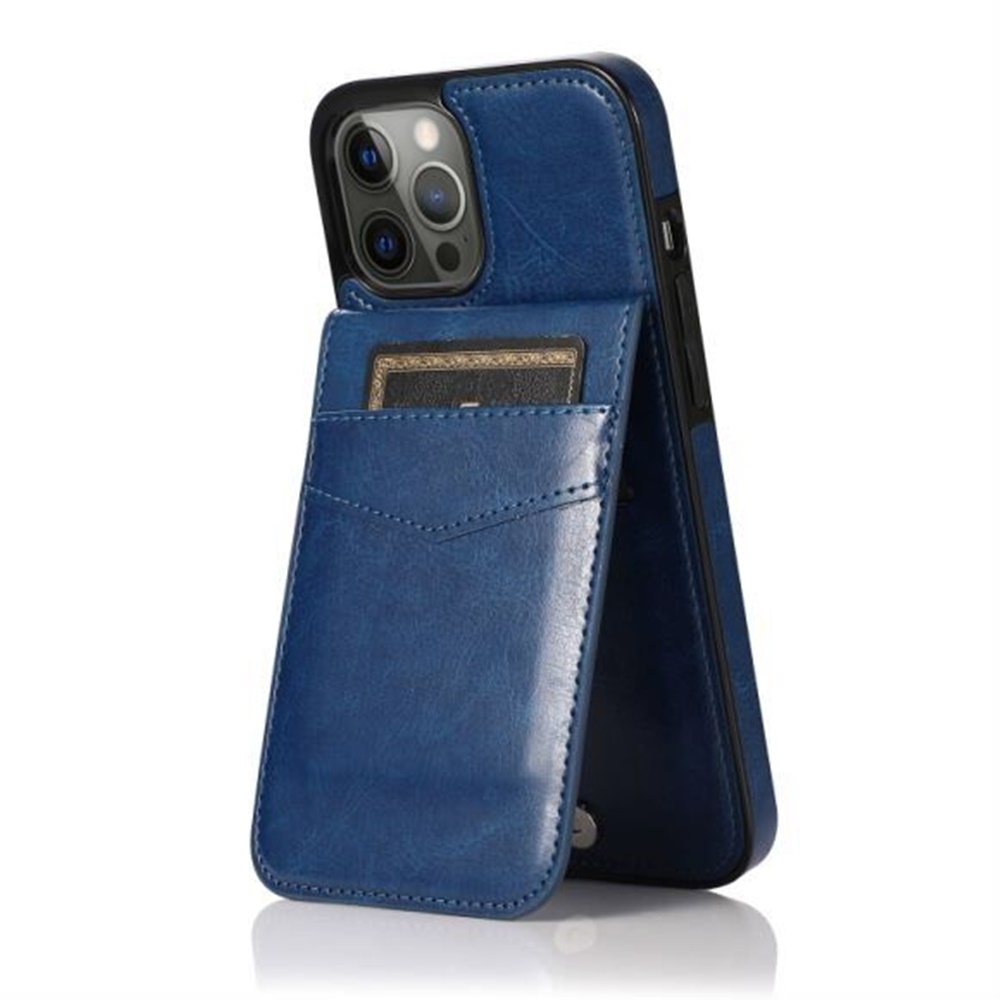 Funda billetera con soporte vertical de cuero con soporte para tarjetas de crédito para Apple iPhone XR - Imagen 35 de 66