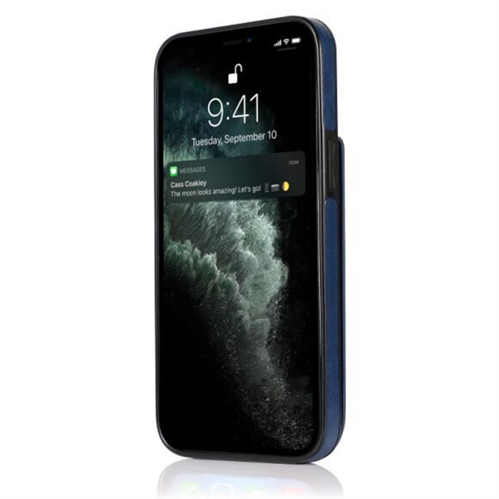 Funda billetera con soporte vertical de cuero con soporte para tarjetas de crédito para Apple iPhone XR - Imagen 40 de 66