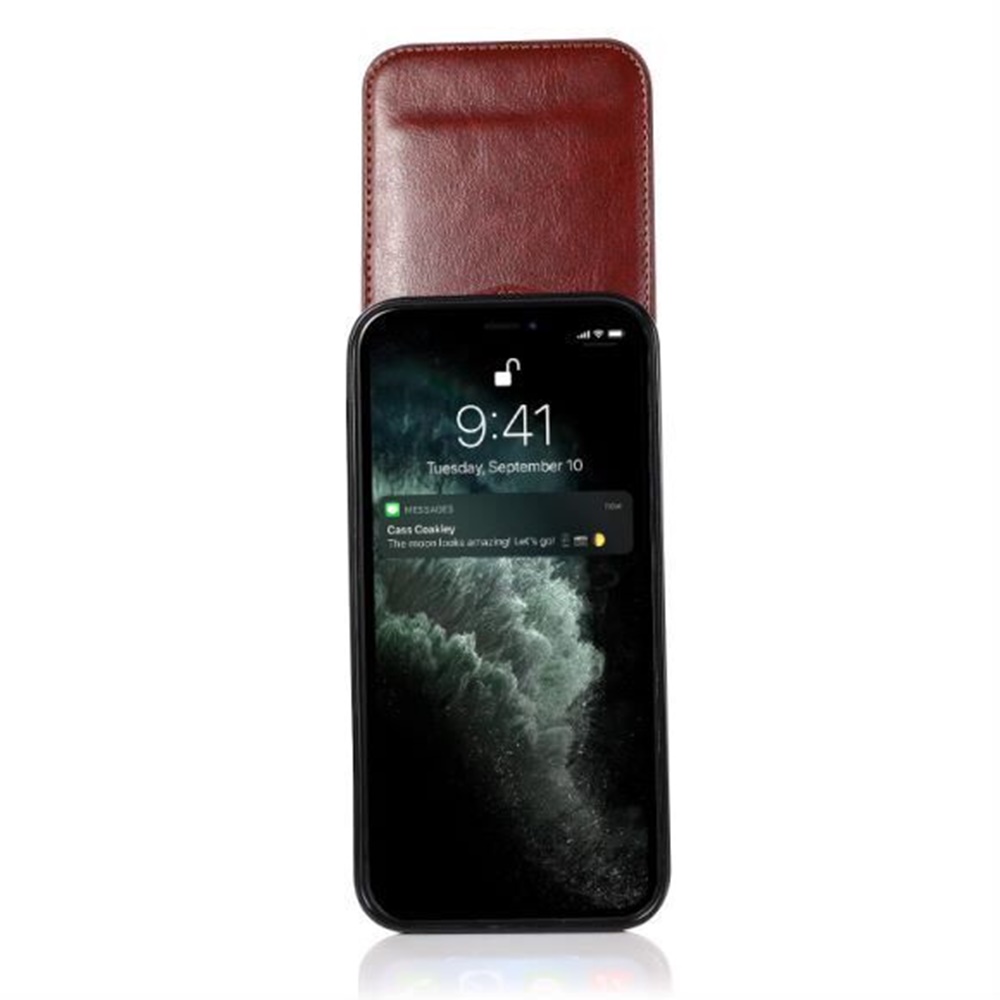 Funda billetera con soporte vertical de cuero con soporte para tarjetas de crédito para Apple iPhone XR - Imagen 27 de 66