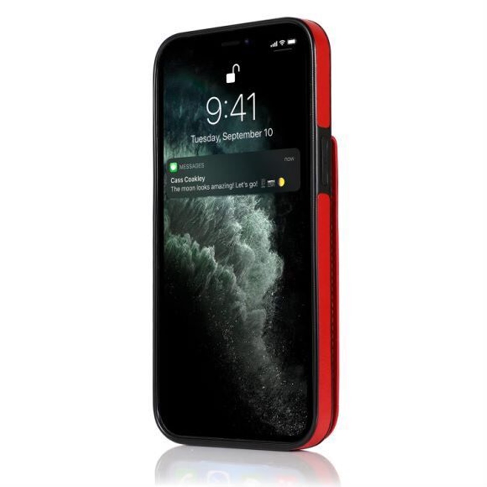 Funda billetera con soporte vertical de cuero con soporte para tarjetas de crédito para Apple iPhone XR - Imagen 51 de 66