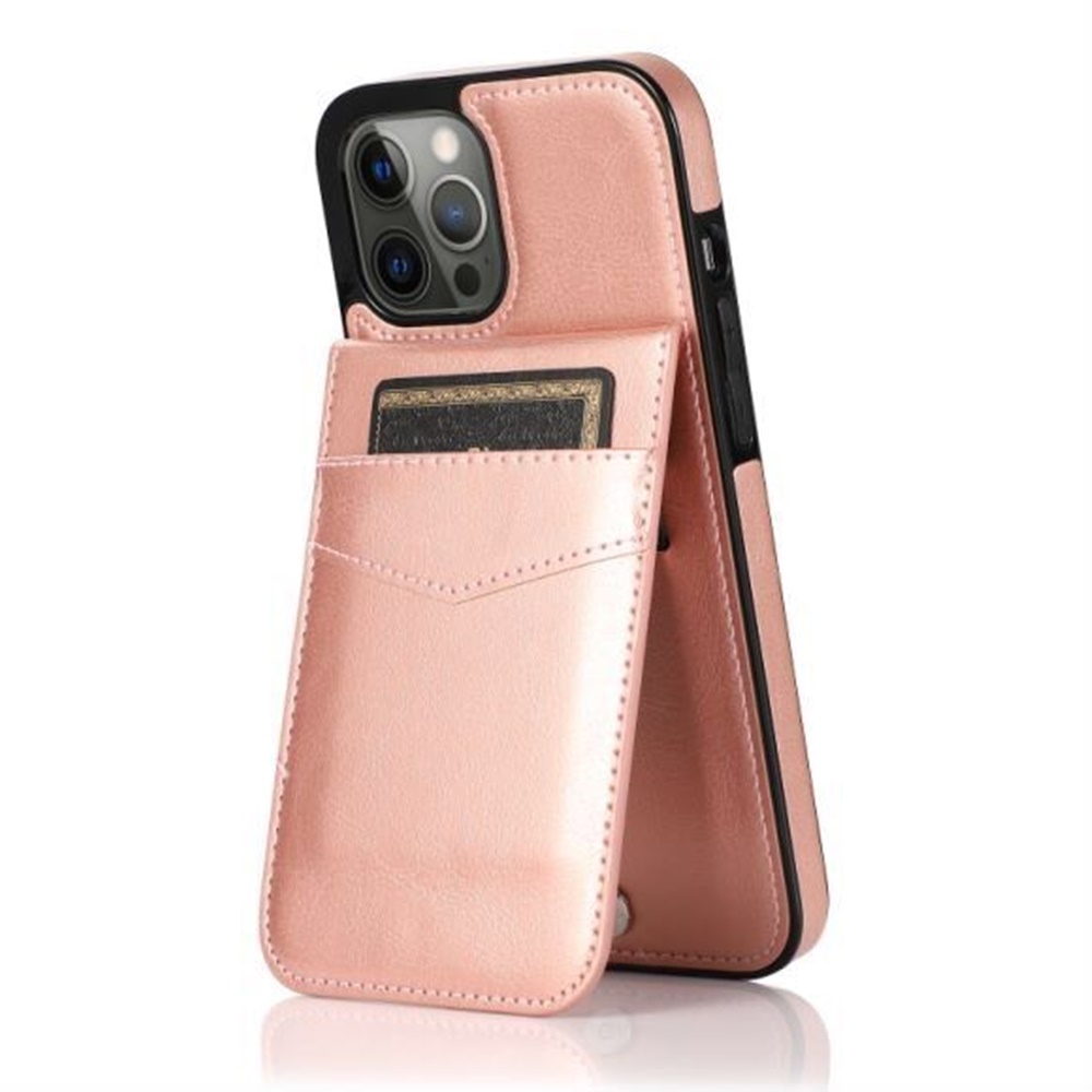 Funda billetera con soporte vertical de cuero con soporte para tarjetas de crédito para Apple iPhone XR - Imagen 57 de 66