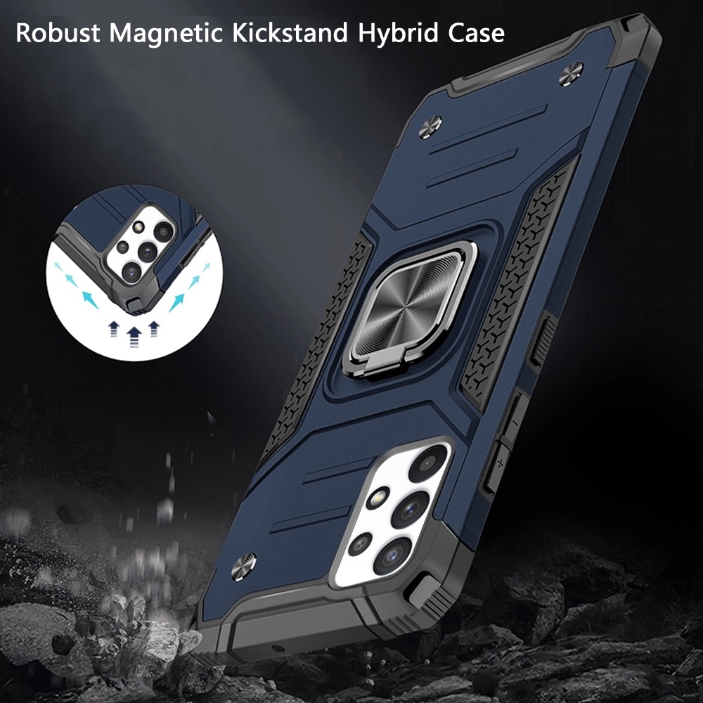 Funda protectora híbrida con soporte a prueba de golpes con soporte de anillo para soporte para anillos para Apple iPhone XR - Imagen 36 de 41