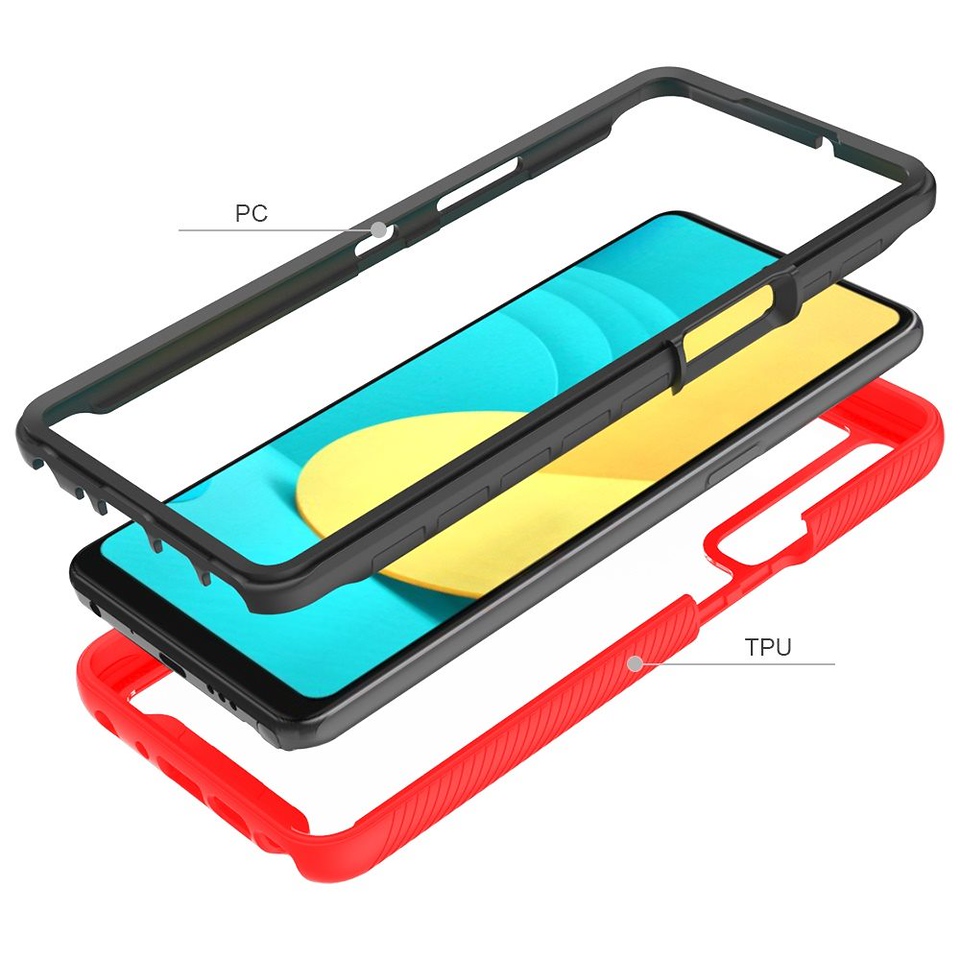 Funda protectora híbrida de poliuretano termoplástico transparente de doble capa con marco híbrido de doble capa para Motorola Moto G Stylus 5G 2022 - Imagen 32 de 33