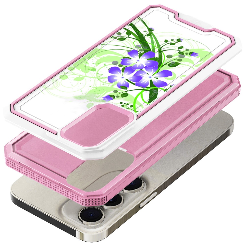 For Motorola Moto G 5G 2024 Modern Design Hybrid Hard + TPU Rubber Case Cover - Picture 3 of 76