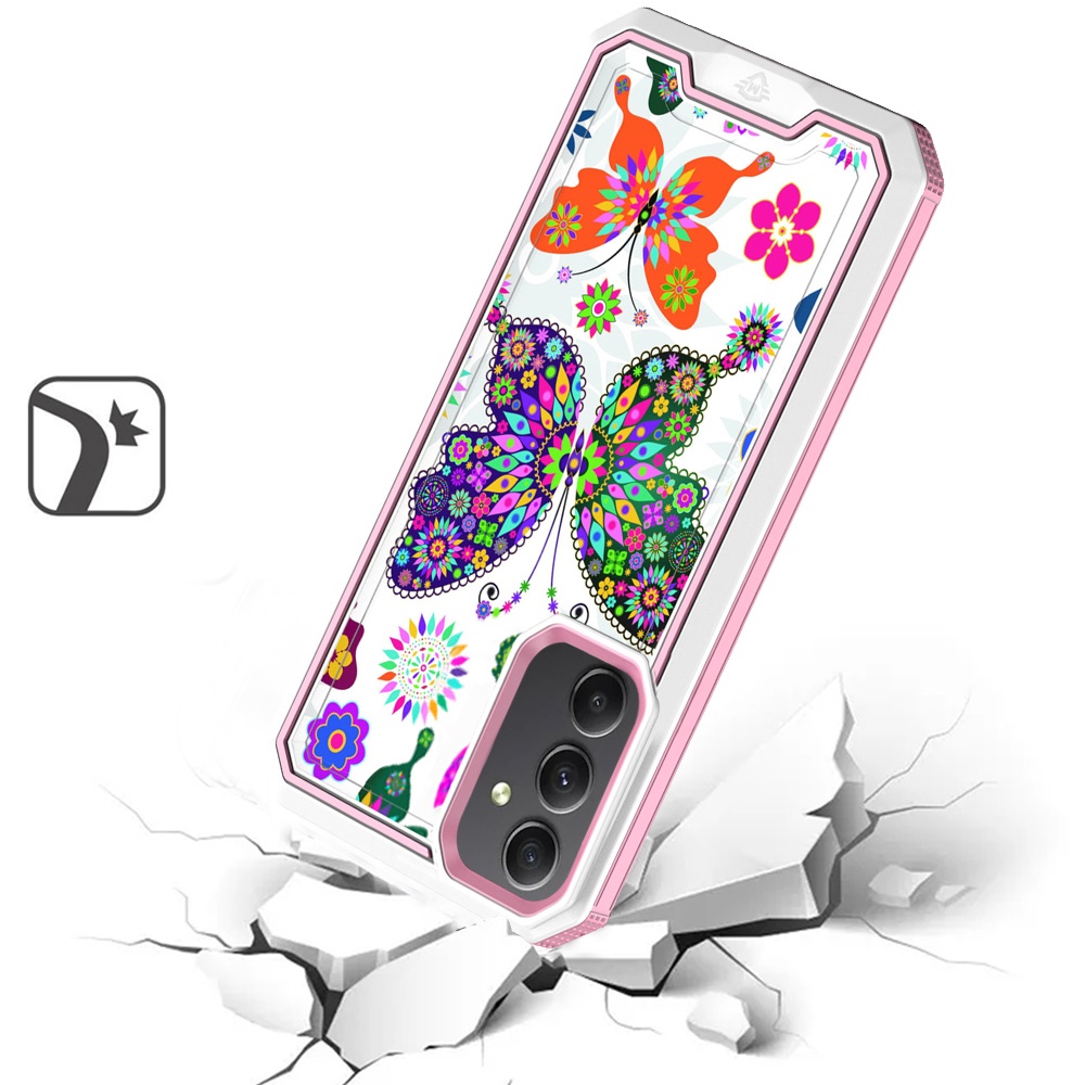 For Motorola Moto G 5G 2024 Modern Design Hybrid Hard + TPU Rubber Case Cover - Picture 4 of 76