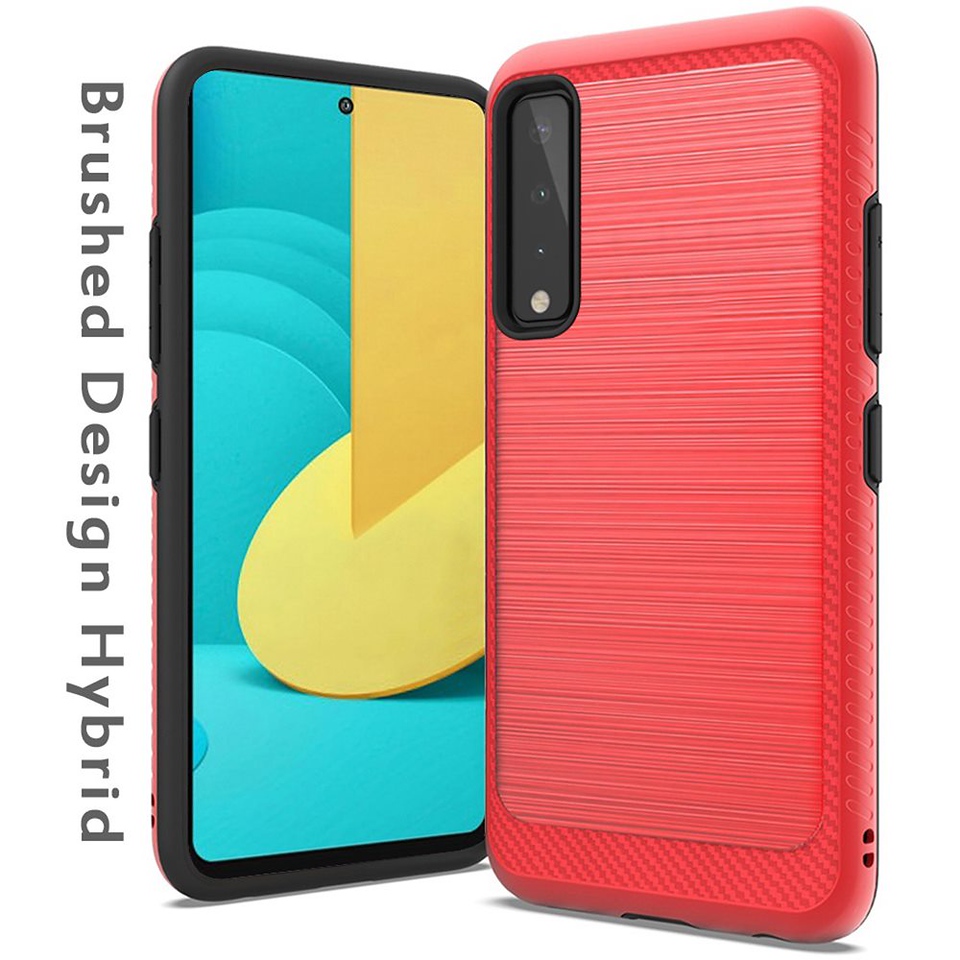 Per Motorola Moto G Power 2021 Custodia Slim Ibrida TPU Metallo Spazzolato Texture Cover - Foto 30 di 41