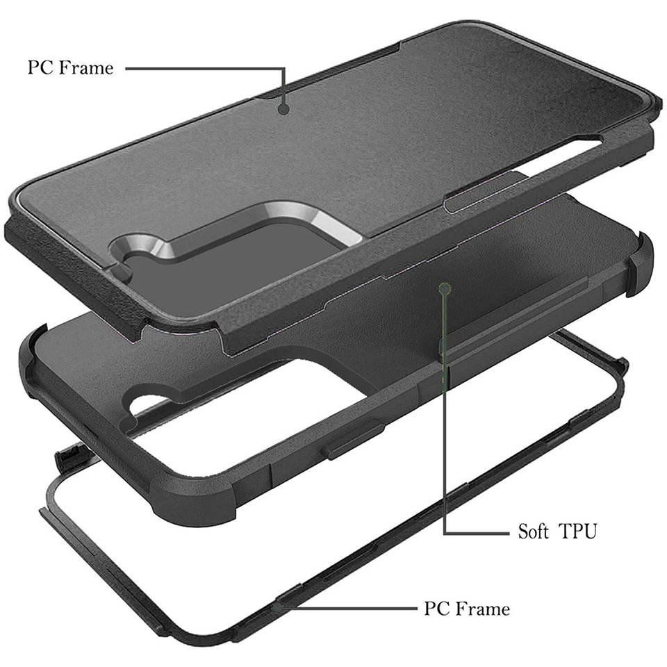 For Motorola Moto G Pure Hybrid Hard TPU Shockproof Military Grade Case Cover - Photo 15 sur 33