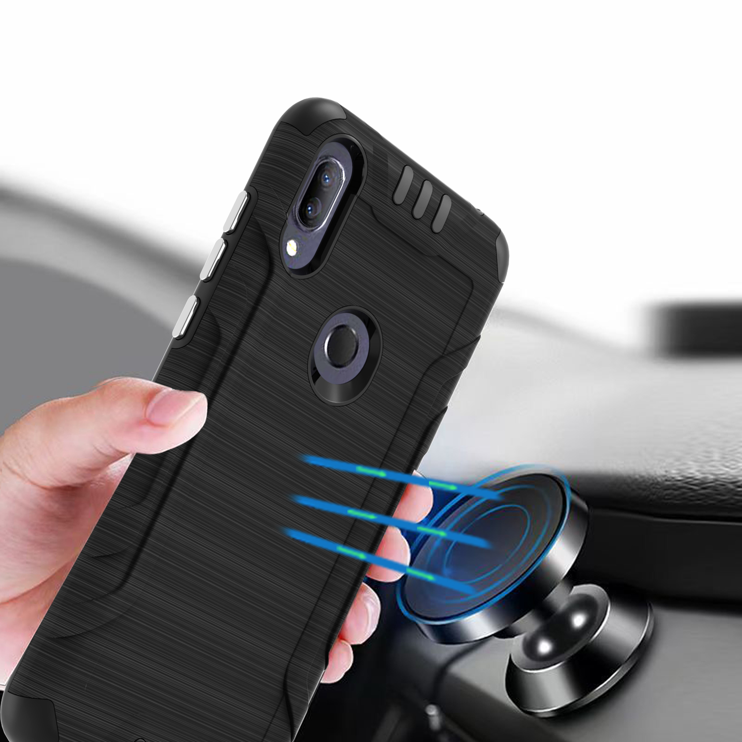 Funda rígida de poliuretano termoplástico con armadura delgada de doble capa para Nokia G300 híbrido - Imagen 19 de 83