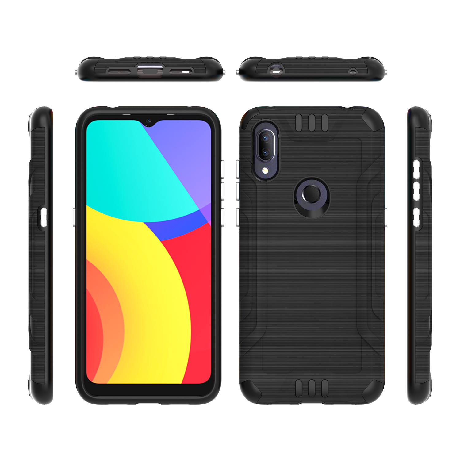 Funda rígida de poliuretano termoplástico con armadura delgada de doble capa para Nokia G300 híbrido - Imagen 18 de 83