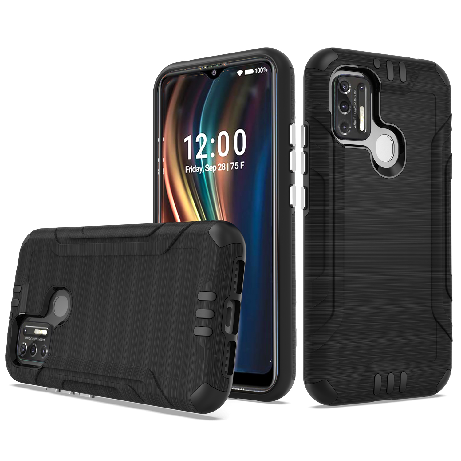 Funda rígida de poliuretano termoplástico con armadura delgada de doble capa para Nokia G300 híbrido - Imagen 20 de 83