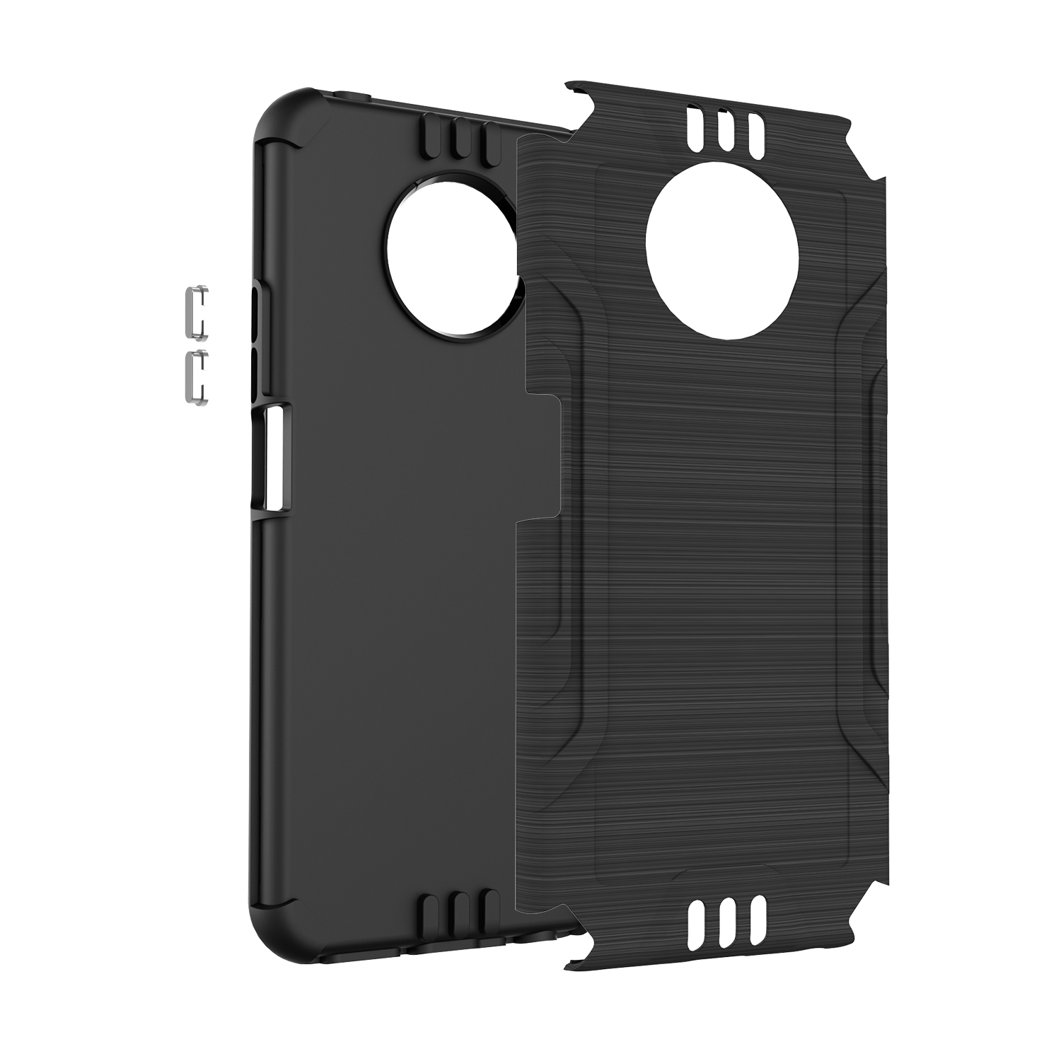 Funda rígida de poliuretano termoplástico con armadura delgada de doble capa para Nokia G300 híbrido - Imagen 13 de 83