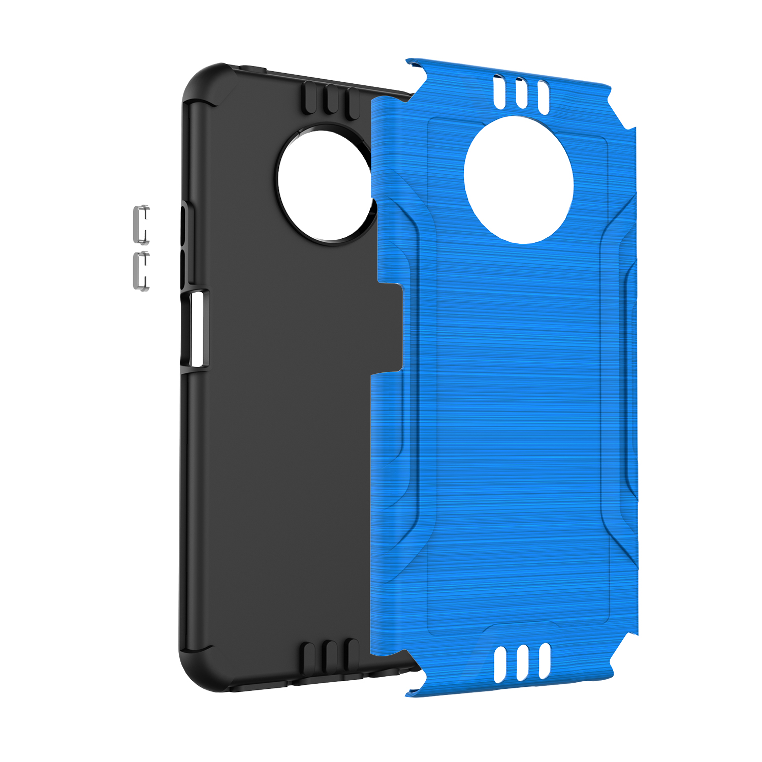 Funda rígida de poliuretano termoplástico con armadura delgada de doble capa para Nokia G300 híbrido - Imagen 23 de 83