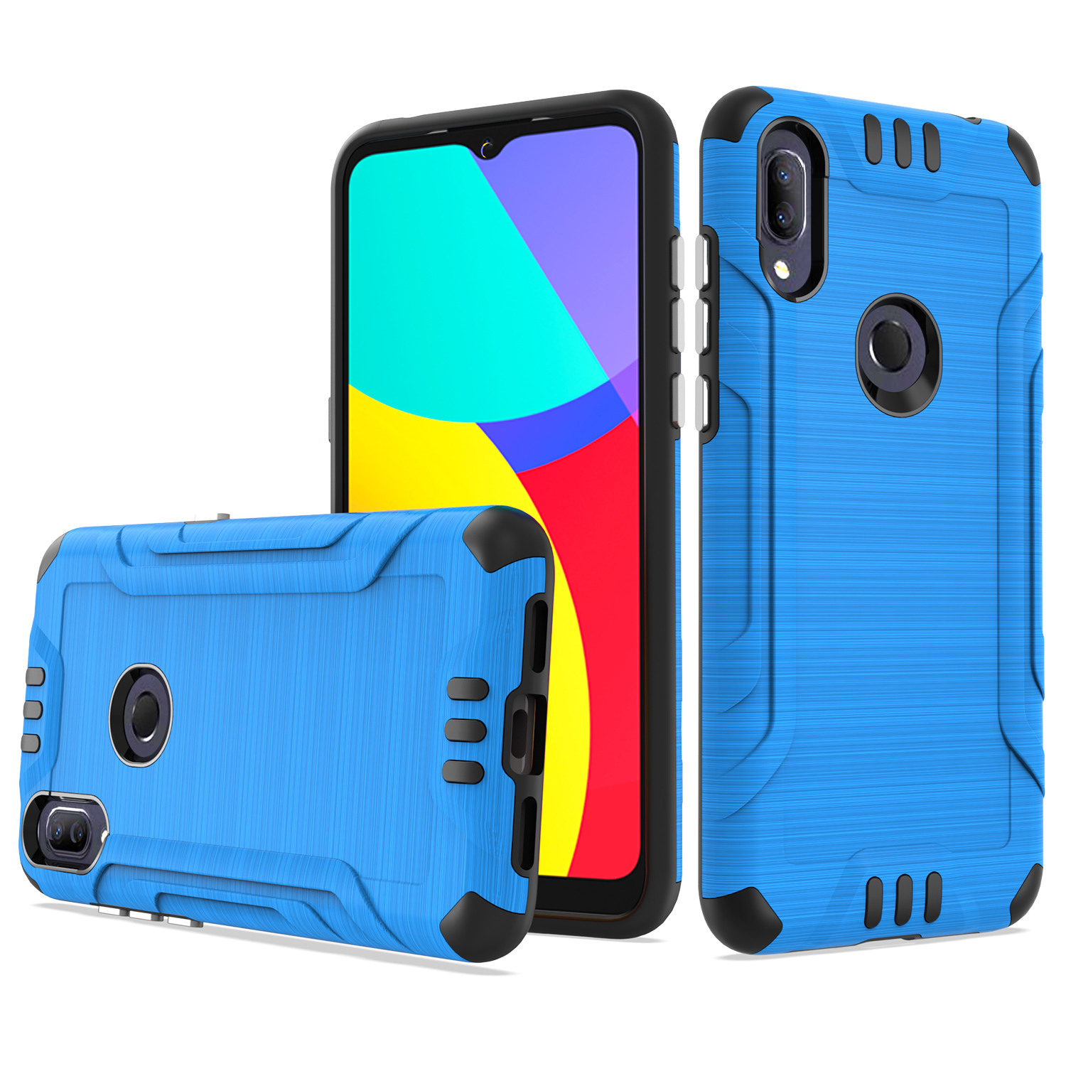 Funda rígida de poliuretano termoplástico con armadura delgada de doble capa para Nokia G300 híbrido - Imagen 26 de 83