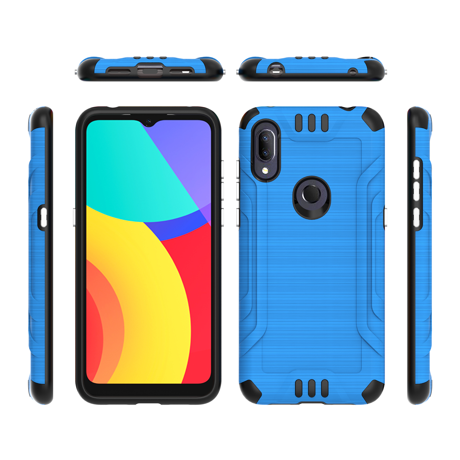 Funda rígida de poliuretano termoplástico con armadura delgada de doble capa para Nokia G300 híbrido - Imagen 29 de 83