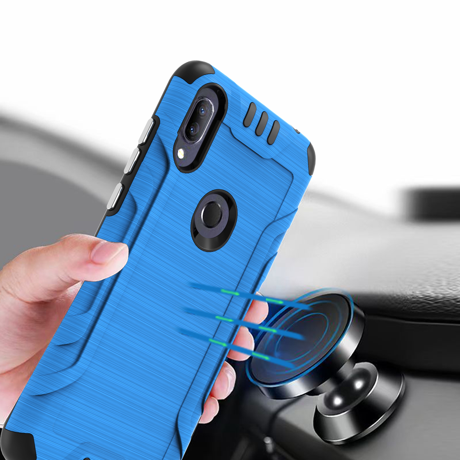 Funda rígida de poliuretano termoplástico con armadura delgada de doble capa para Nokia G300 híbrido - Imagen 28 de 83