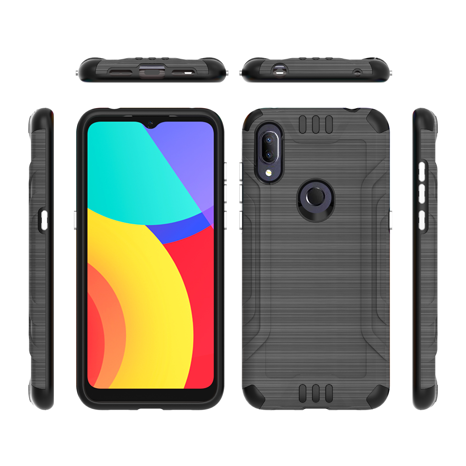 Funda rígida de poliuretano termoplástico con armadura delgada de doble capa para Nokia G300 híbrido - Imagen 38 de 83