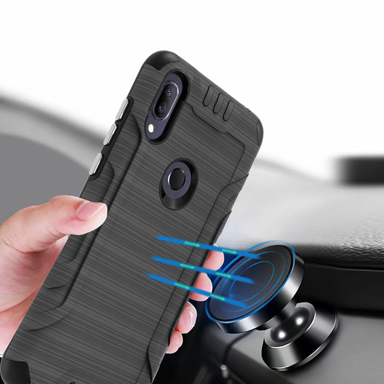 Funda rígida de poliuretano termoplástico con armadura delgada de doble capa para Nokia G300 híbrido - Imagen 37 de 83
