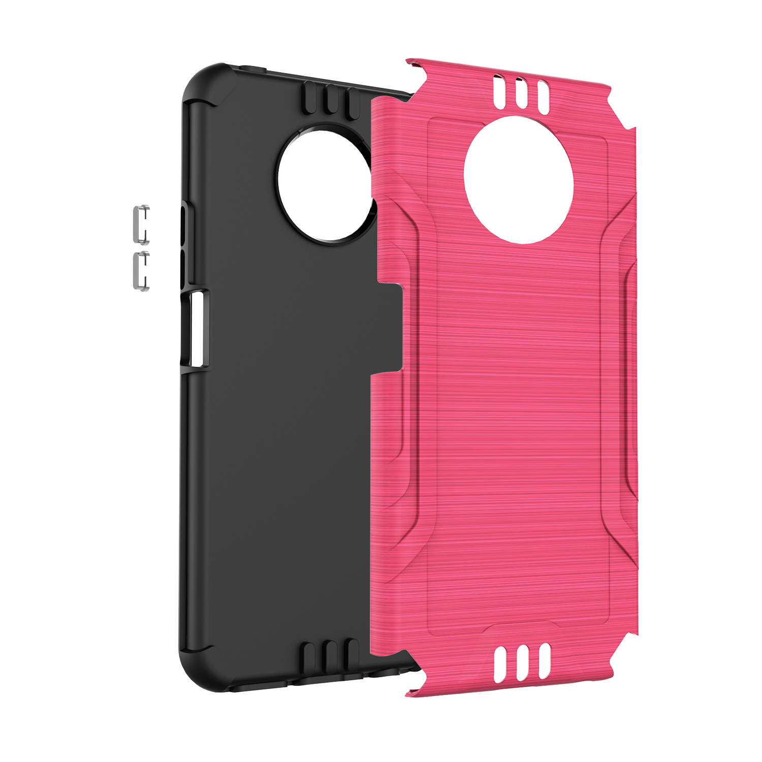 Funda rígida de poliuretano termoplástico con armadura delgada de doble capa para Nokia G300 híbrido - Imagen 50 de 83