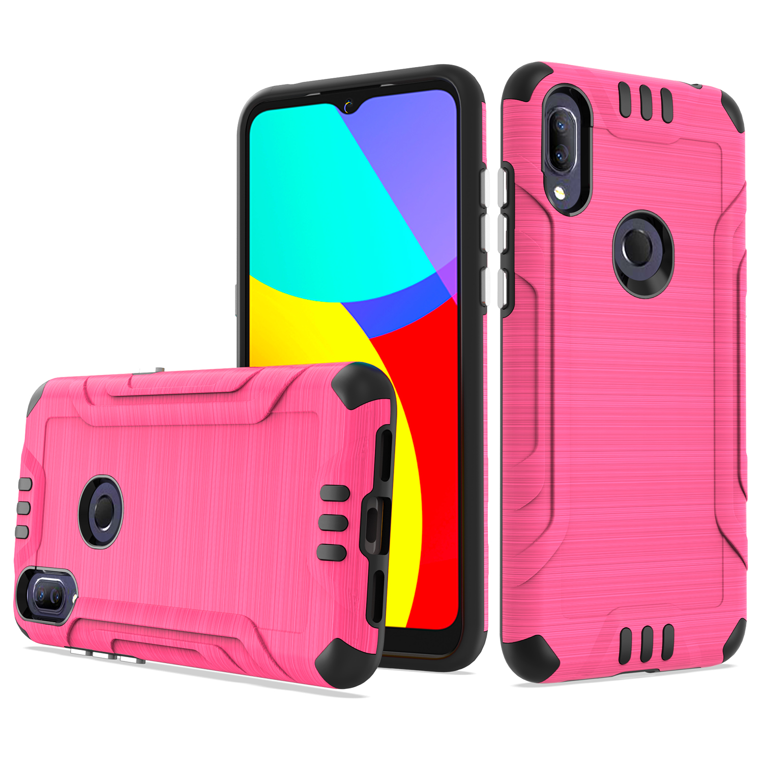 Funda rígida de poliuretano termoplástico con armadura delgada de doble capa para Nokia G300 híbrido - Imagen 53 de 83