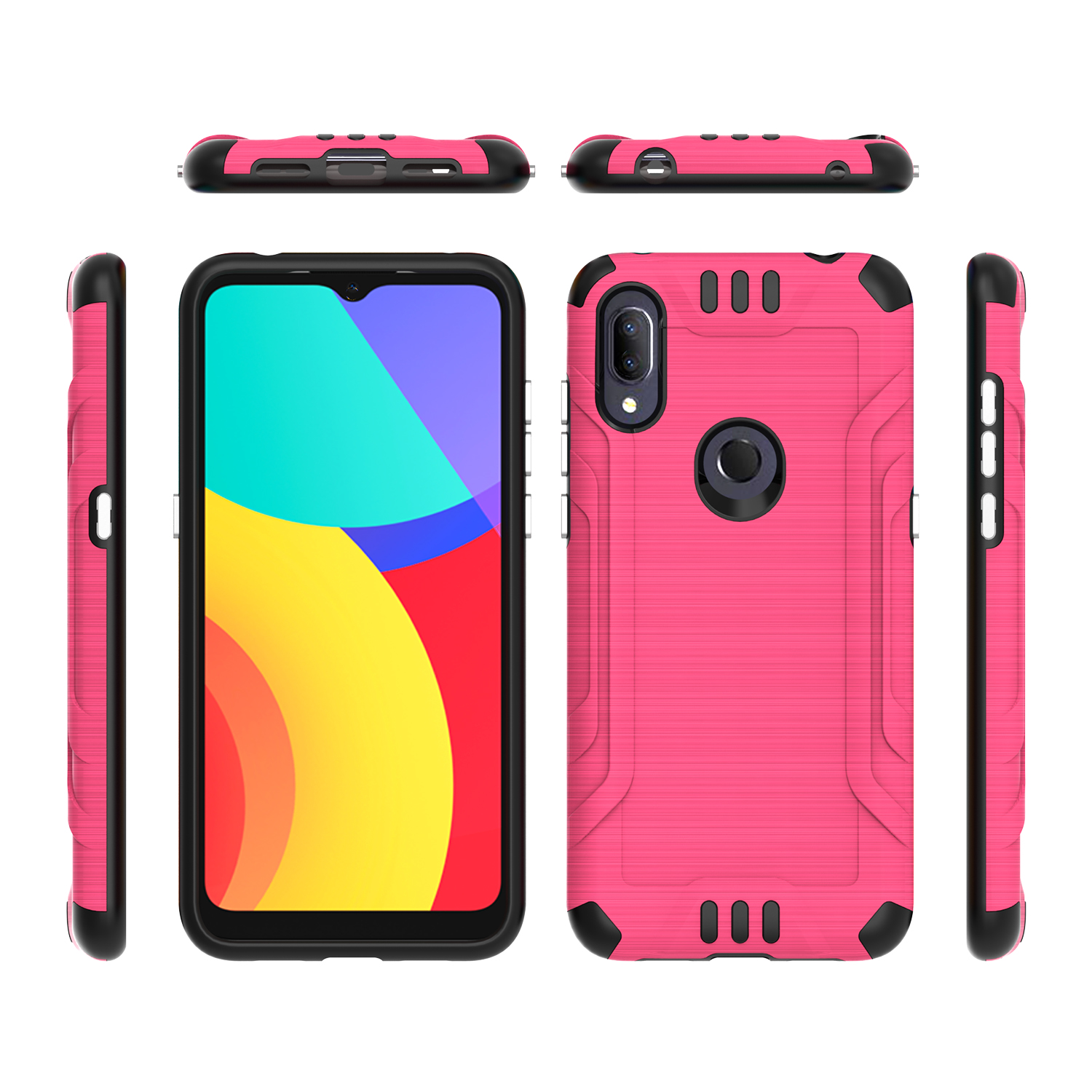 Funda rígida de poliuretano termoplástico con armadura delgada de doble capa para Nokia G300 híbrido - Imagen 55 de 83