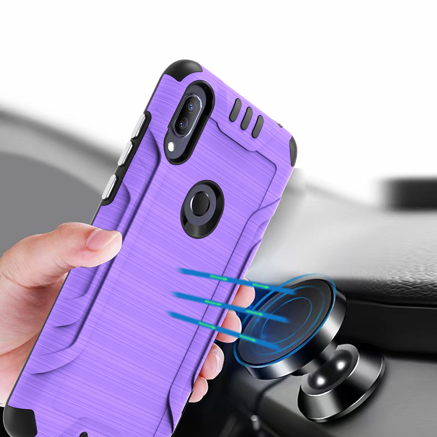 Funda rígida de poliuretano termoplástico con armadura delgada de doble capa para Nokia G300 híbrido - Imagen 83 de 83