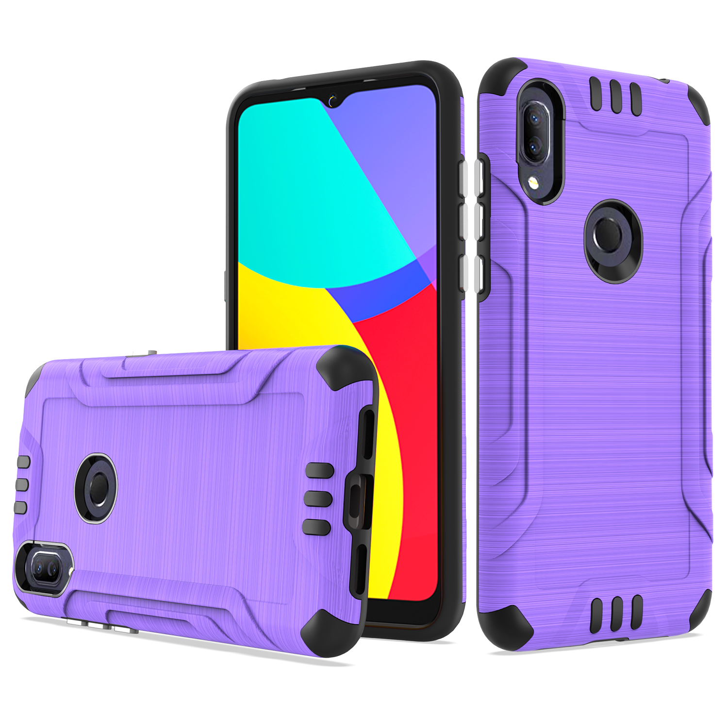 Funda rígida de poliuretano termoplástico con armadura delgada de doble capa para Nokia G300 híbrido - Imagen 80 de 83