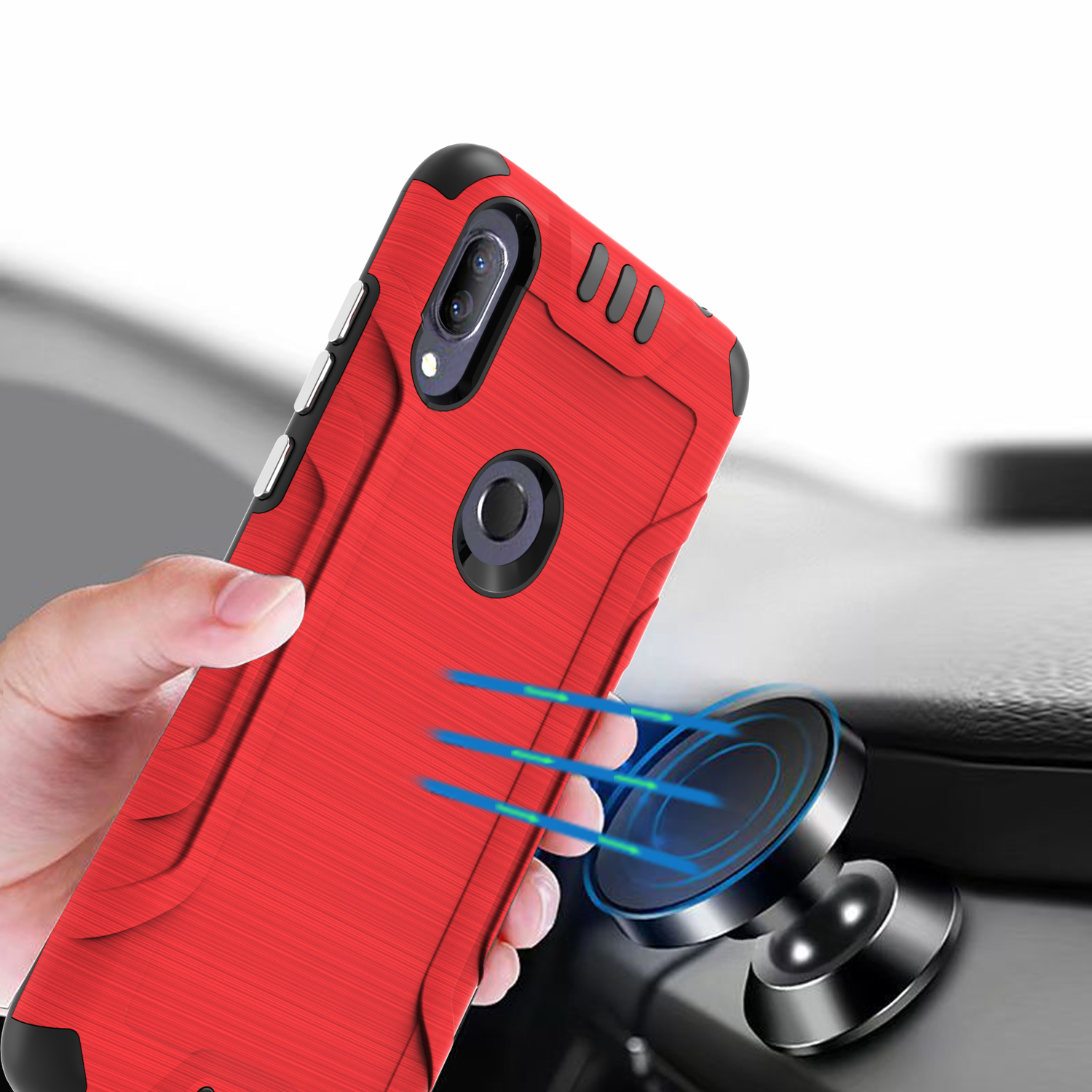 Funda rígida de poliuretano termoplástico con armadura delgada de doble capa para Nokia G300 híbrido - Imagen 46 de 83