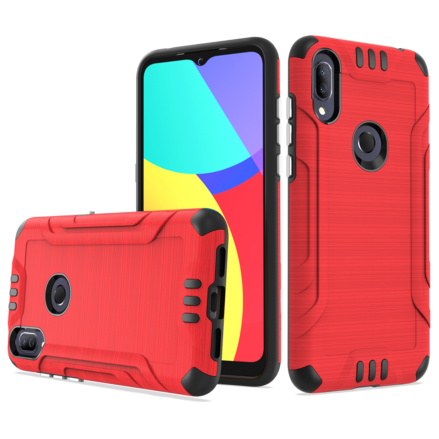 Funda rígida de poliuretano termoplástico con armadura delgada de doble capa para Nokia G300 híbrido - Imagen 44 de 83