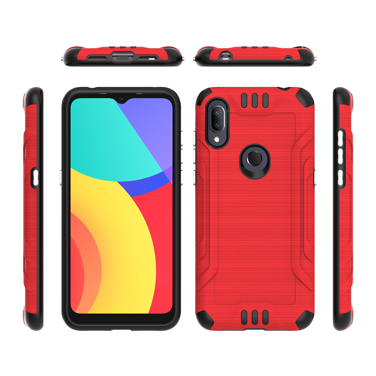 Funda rígida de poliuretano termoplástico con armadura delgada de doble capa para Nokia G300 híbrido - Imagen 47 de 83