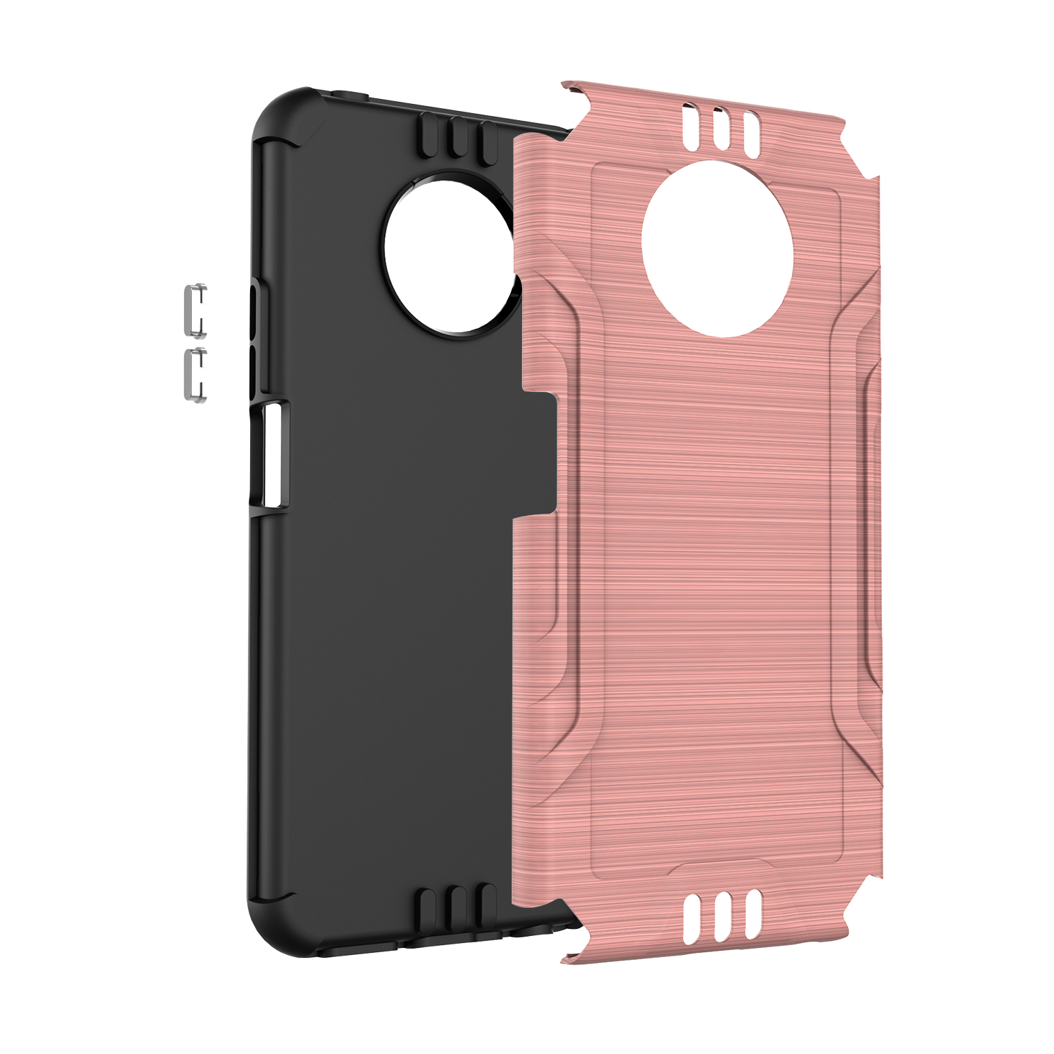 Funda rígida de poliuretano termoplástico con armadura delgada de doble capa para Nokia G300 híbrido - Imagen 68 de 83