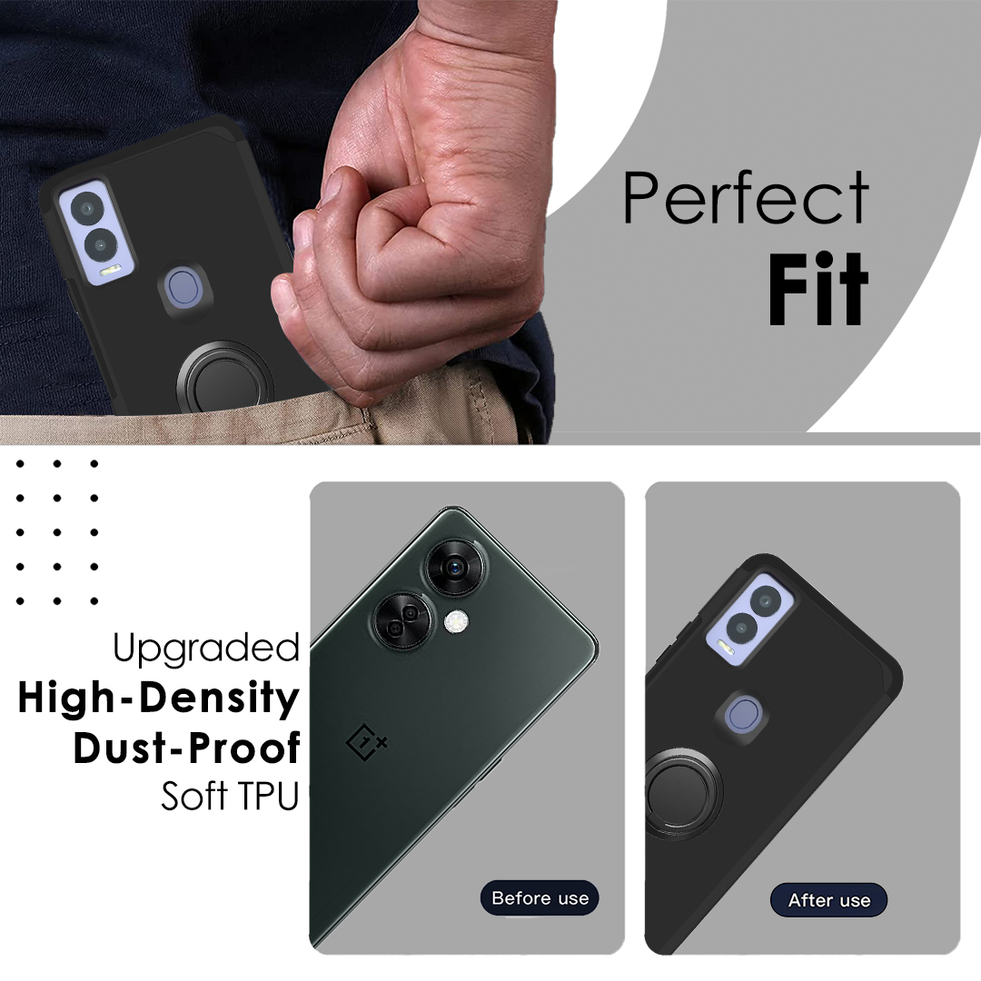 For Nokia G310 5G Kickstand Hybrid with Ring Stand Magnetic TPU Slim Case Cover - Picture 11 of 56