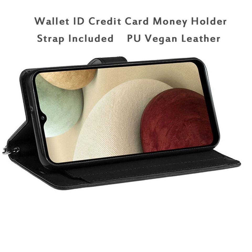 Funda billetera de cuero PU ranura para tarjeta de crédito con ranura para tarjeta de crédito para OnePlus Nord N20 5G - Imagen 11 de 21