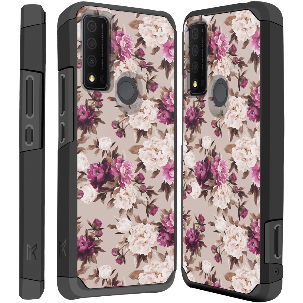 For TCL 30 XE 5G Design Pattern Slim Hard PC + TPU Hybrid Shockproof Case Cover - Picture 11 of 31