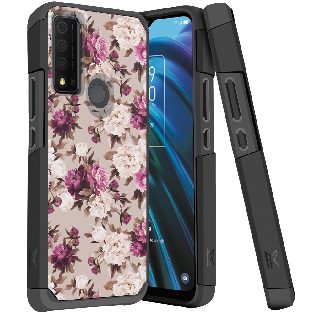 For TCL 30 XE 5G Design Pattern Slim Hard PC + TPU Hybrid Shockproof Case Cover - Picture 9 of 31