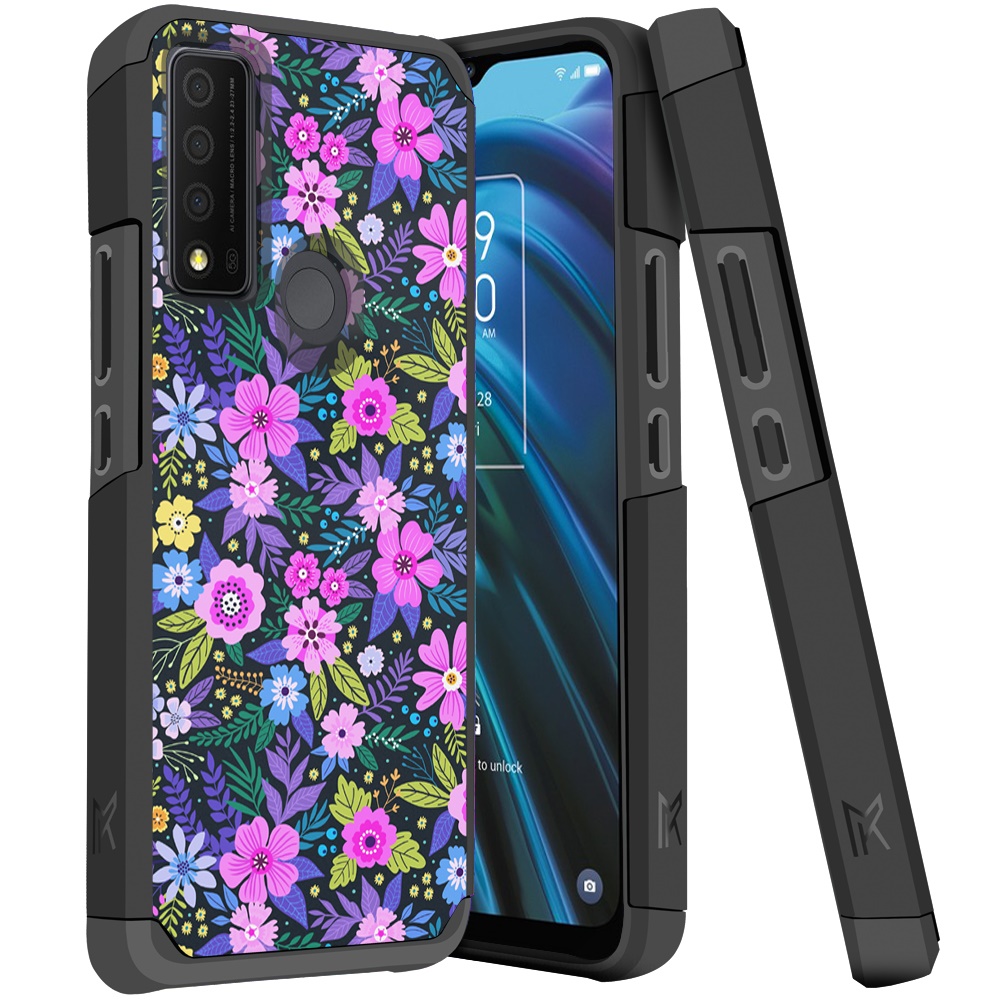 For TCL 30 XE 5G Design Pattern Slim Hard PC + TPU Hybrid Shockproof Case Cover - Picture 21 of 31
