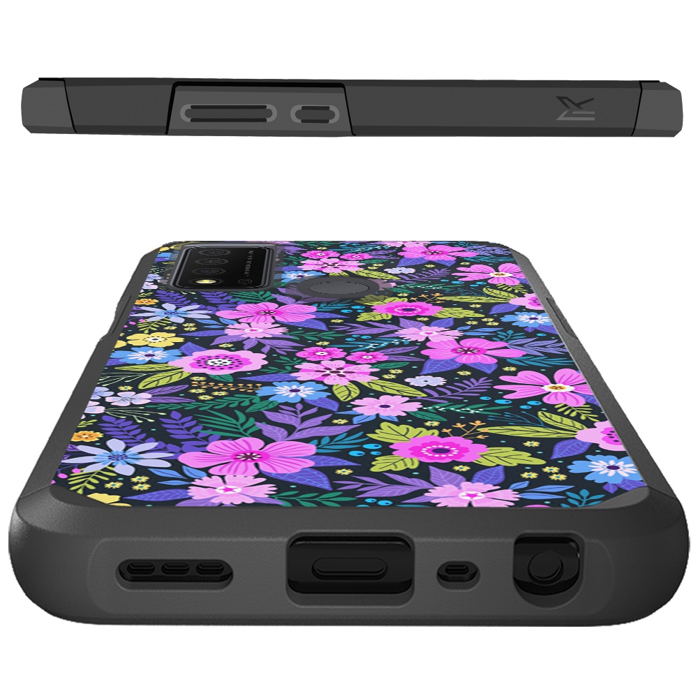 For TCL 30 XE 5G Design Pattern Slim Hard PC + TPU Hybrid Shockproof Case Cover - Picture 24 of 31