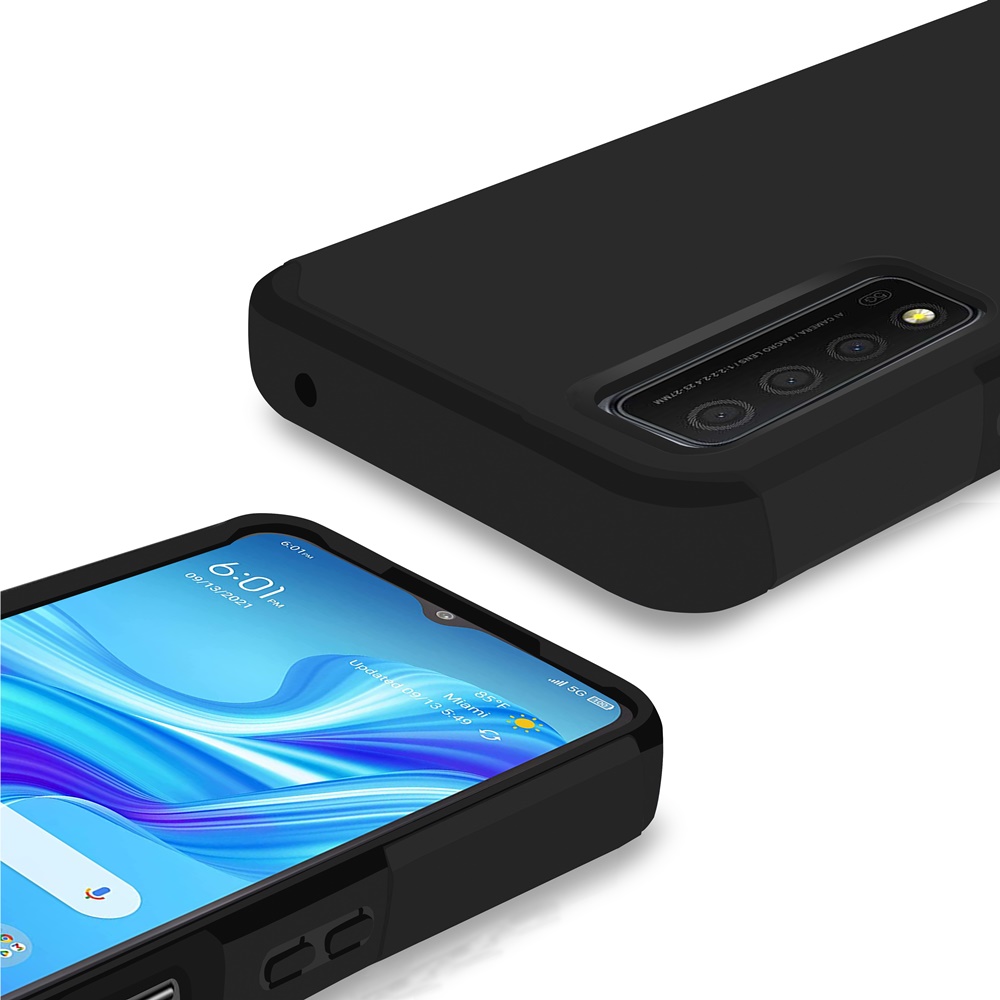 For TCL Stylus 5G Slim Shock Absorption Hybrid Hard PC TPU Gel Rubber Case Cover - Picture 15 of 108