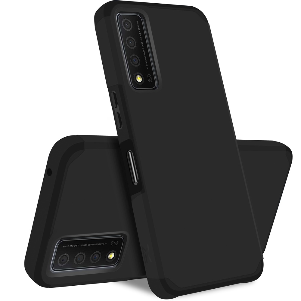 For TCL Stylus 5G Slim Shock Absorption Hybrid Hard PC TPU Gel Rubber Case Cover - Picture 11 of 108