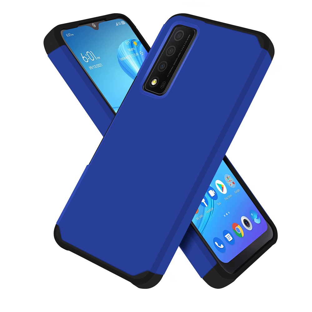For TCL Stylus 5G Slim Shock Absorption Hybrid Hard PC TPU Gel Rubber Case Cover - Picture 19 of 108