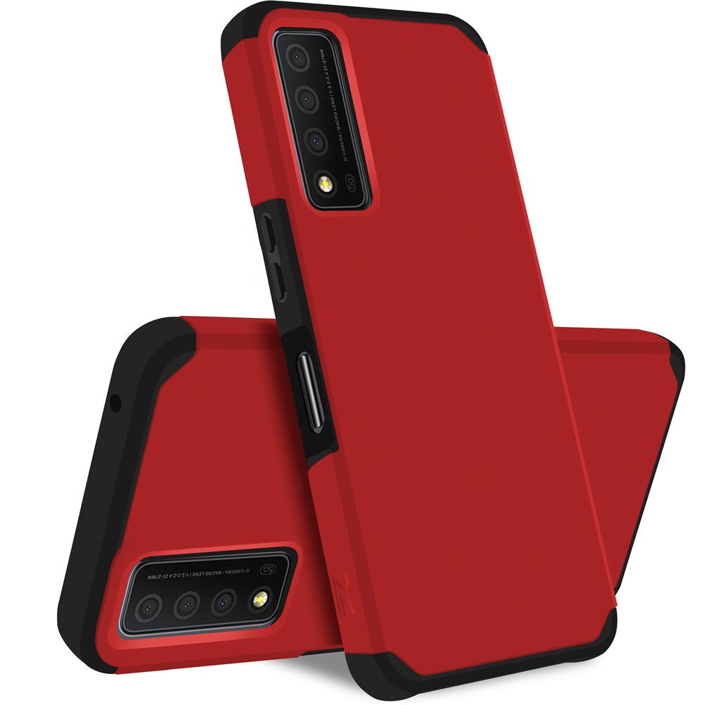 For TCL Stylus 5G Slim Shock Absorption Hybrid Hard PC TPU Gel Rubber Case Cover - Picture 29 of 108